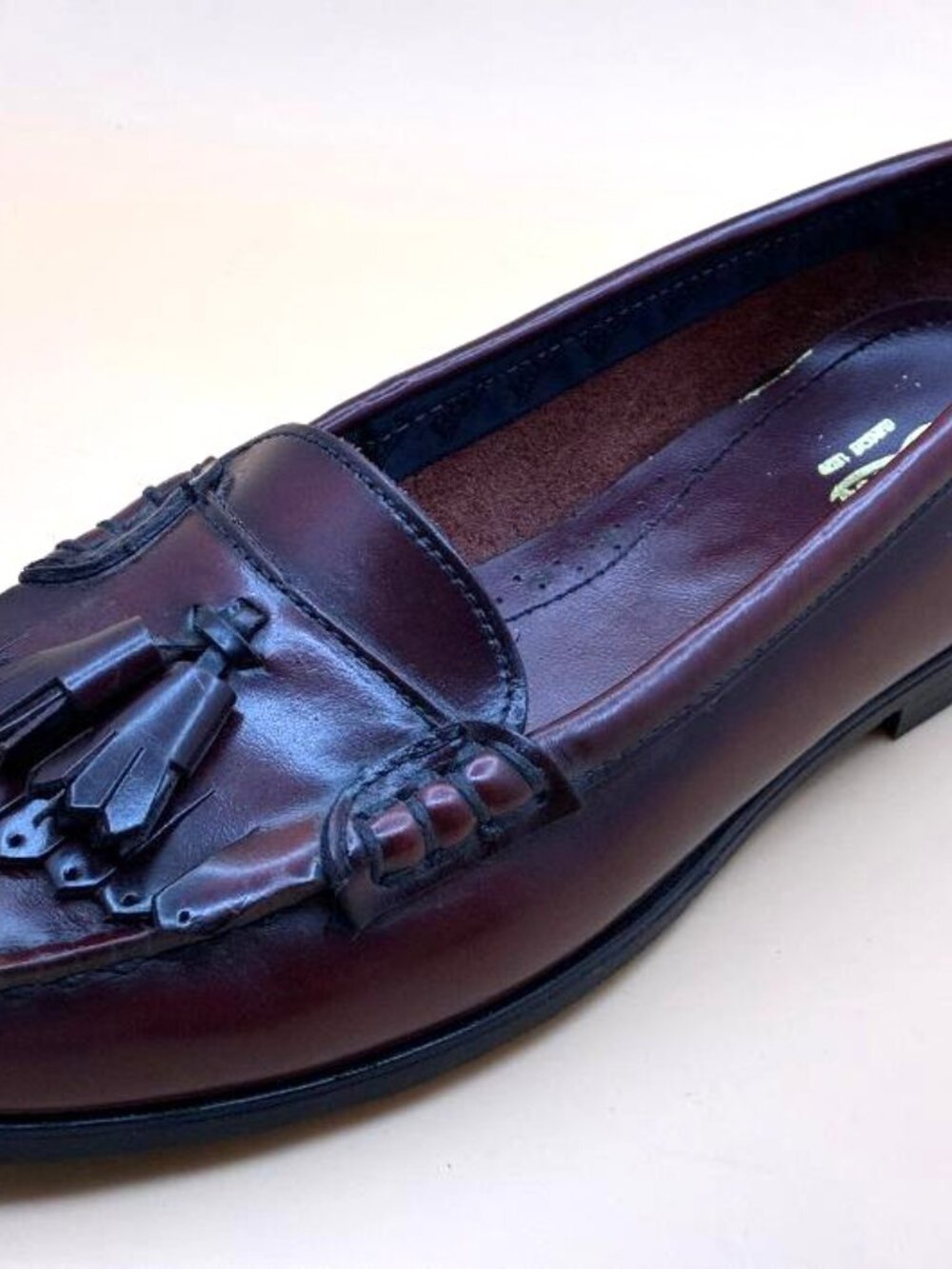 G.H. Bass & Co. Burgundy Tassel Loafers - Picture 5 of 10